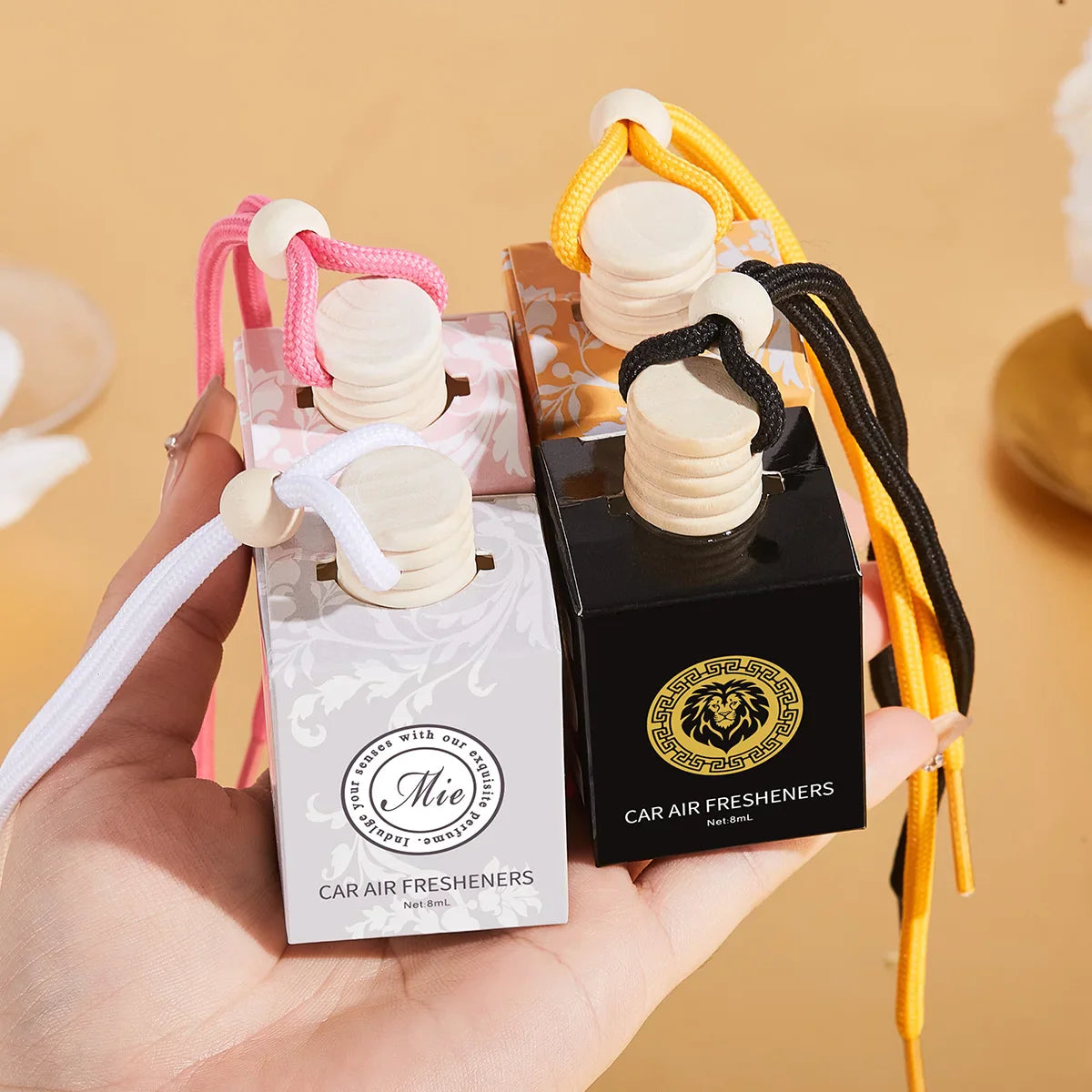 4-Pack Lion Car Air Freshener – Long-Lasting Car Fragrance