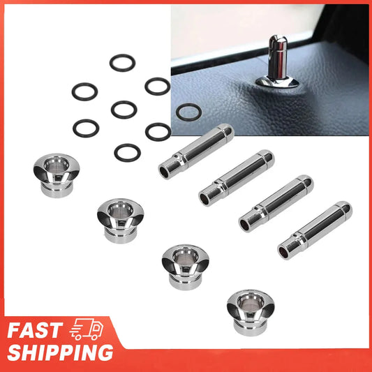 Car Door Lock Pin Cover ABS Chrome Replacement Chevrolet TRAX Cruze Peaceful Pleasures Health and Wellness