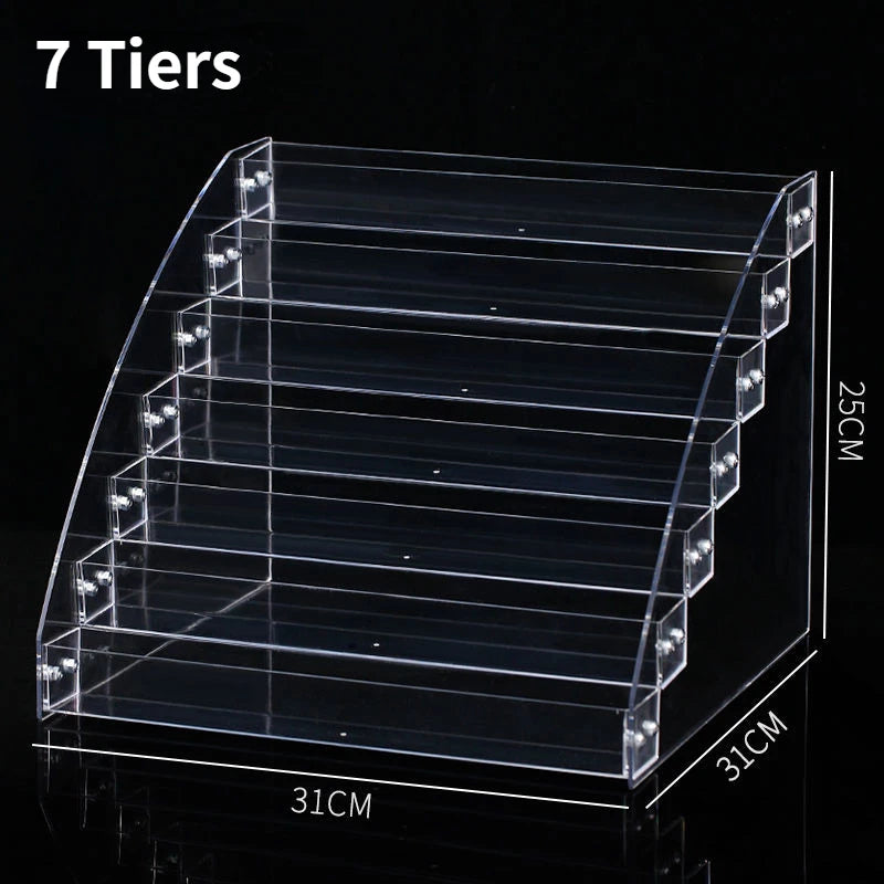 Acrylic Ladder Display Rack – Nail Polish & Makeup Organizer