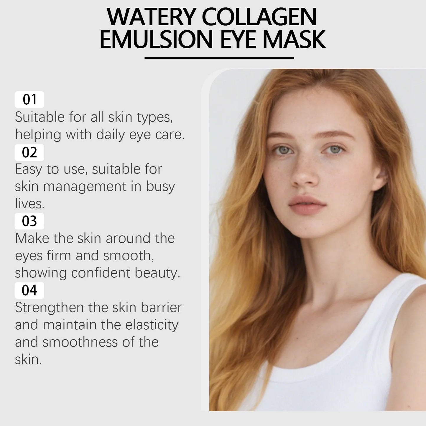 Hydrolyzed Collagen Eye Mask – Anti-Wrinkle Under Eye Patches
