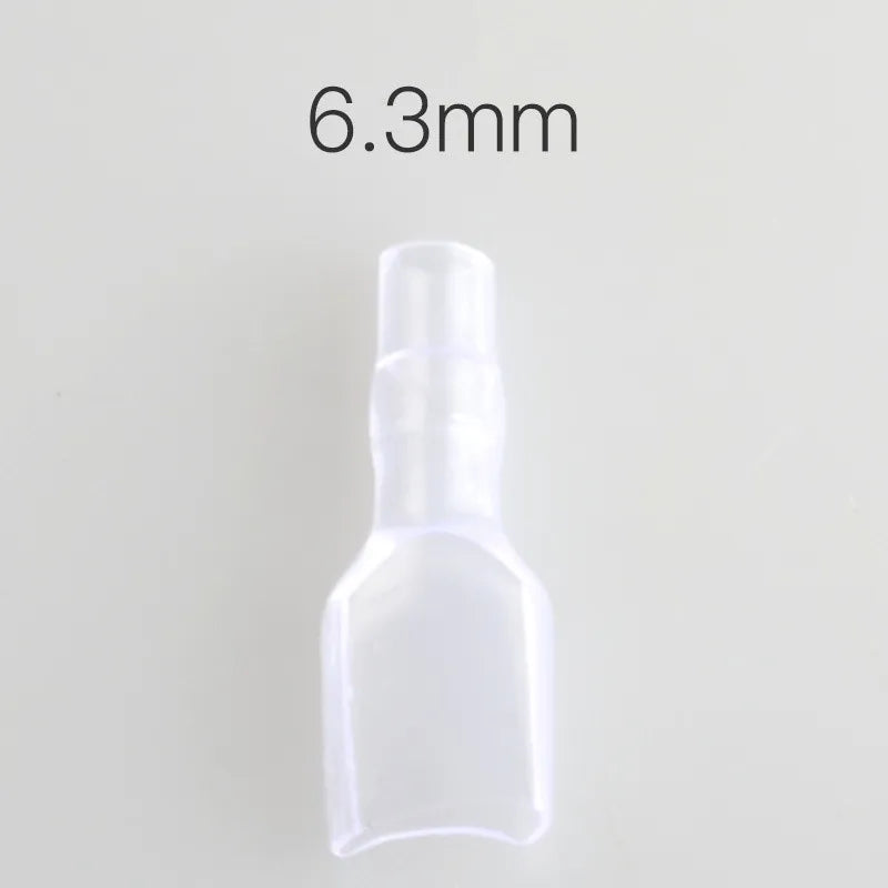 50pcs 2.8/4.8/6.3 Cover Case for 2.8mm 4.8mm 6.3mm Crimp Terminal Spade Connector Terminal Cap Peaceful Pleasures Health and Wellness 6.3mm