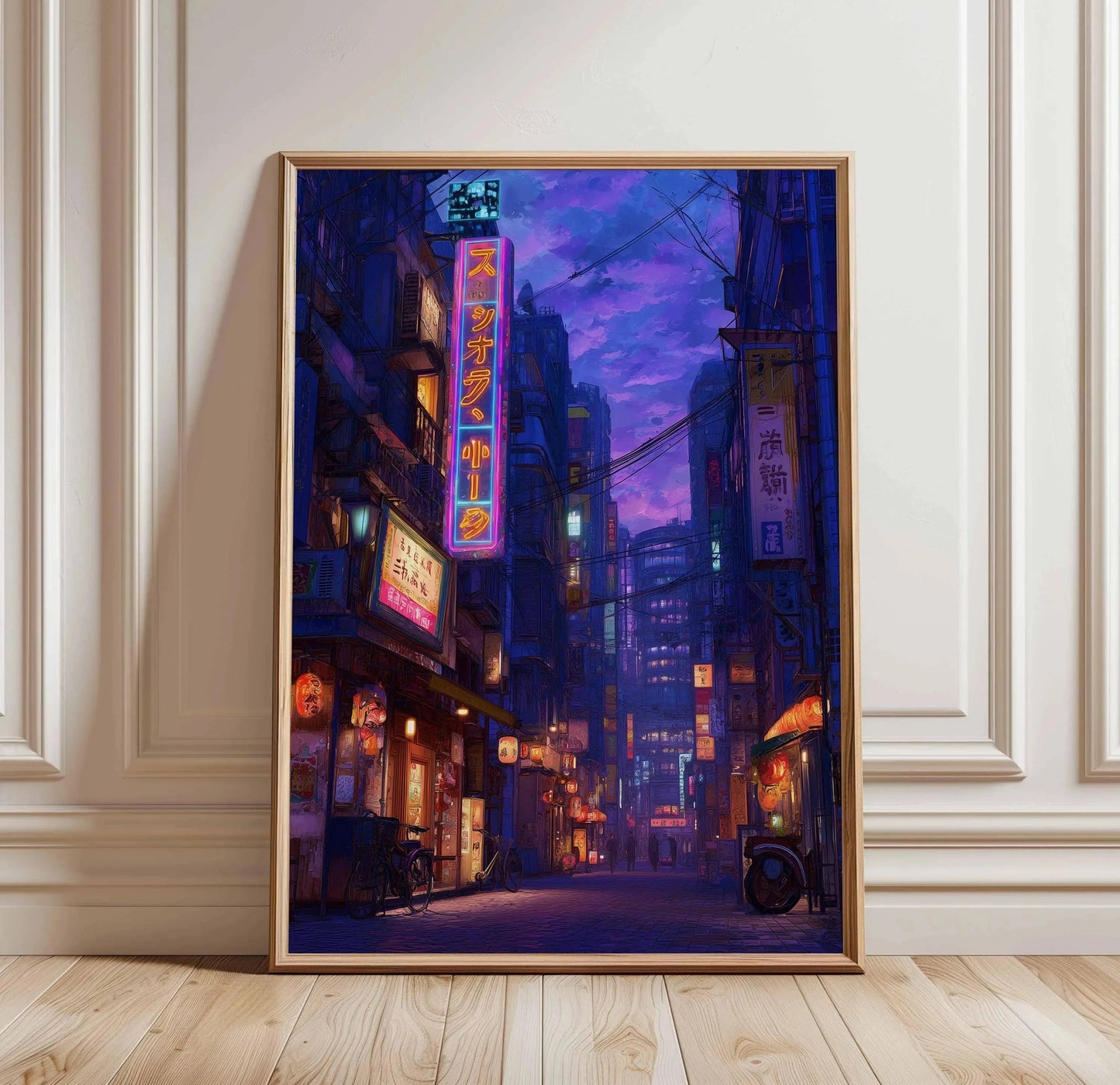 Anime Ramen Shop Canvas Print | Tokyo Street Wall Art