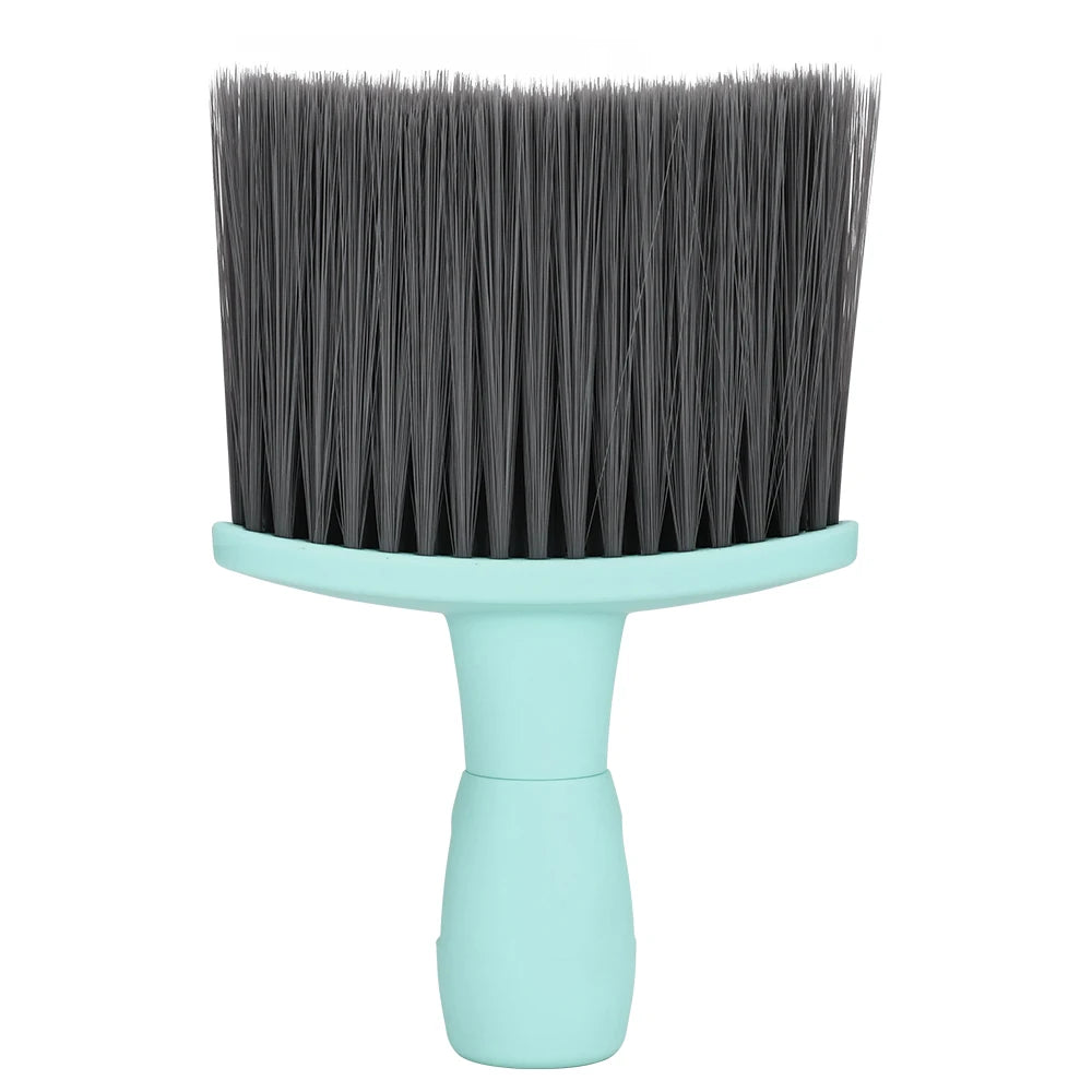 Hair Salon Soft Hair Cleaning Brush Neck and Face Hair Fragmentation Sweeping Brush Multi functional Hairdressing Tool Peaceful Pleasures Health and Wellness green