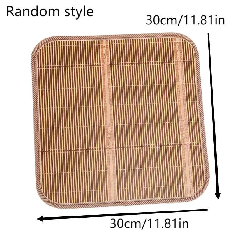 Bamboo Cool Seat Cushion – Breathable Chair Pad Home & Office
