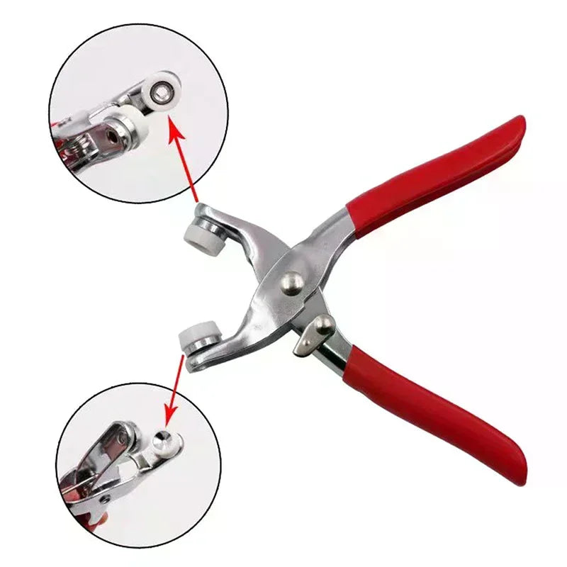 Metal Snap Fastener Kit with Pliers Press Tool for Sewing Snap Fastener Kit Peaceful Pleasures Health and Wellness