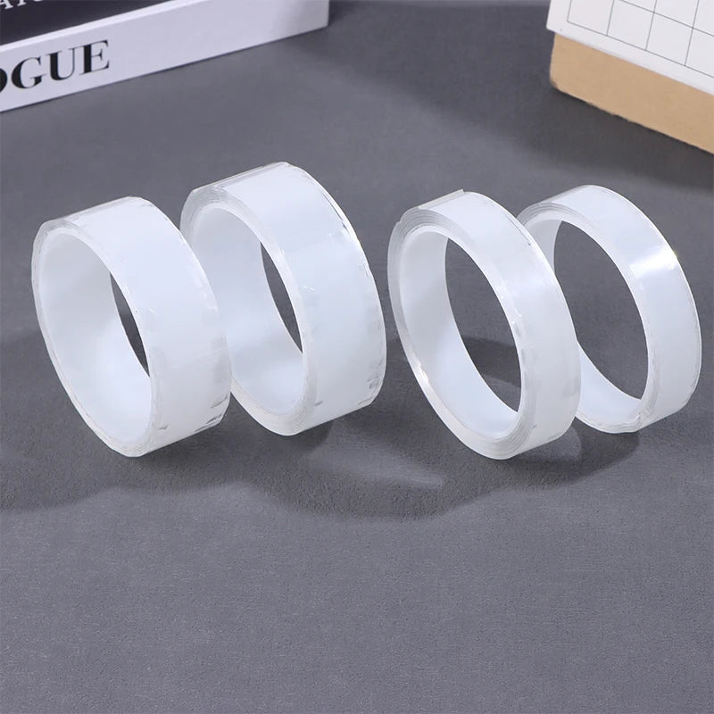 Kitchen Bathroom Nano Tape Super Strong Double Sided Tape Extra Strong Adhesive Non-slip Tape Waterproof Transparent Tape Peaceful Pleasures Health and Wellness