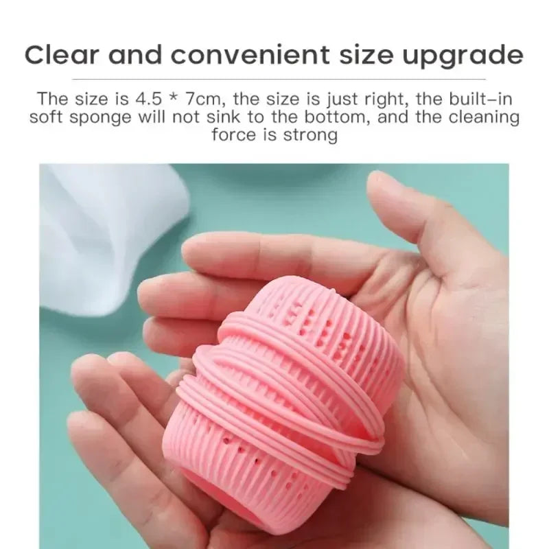 Silicone Laundry Ball Anti Entanglement Large Household Washing Machine Washing Ball TPE Clothing Washing and Cleaning Ball New Peaceful Pleasures Health and Wellness