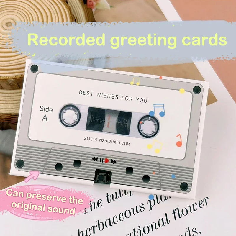 60-Second Recordable Voice Greeting Card | DIY Music Gift
