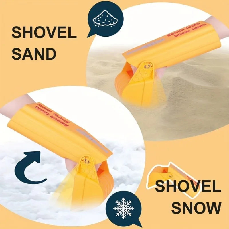 Pro Sand & Snow Shovel – Heavy-Duty Beach Digging Tool Kids Adults