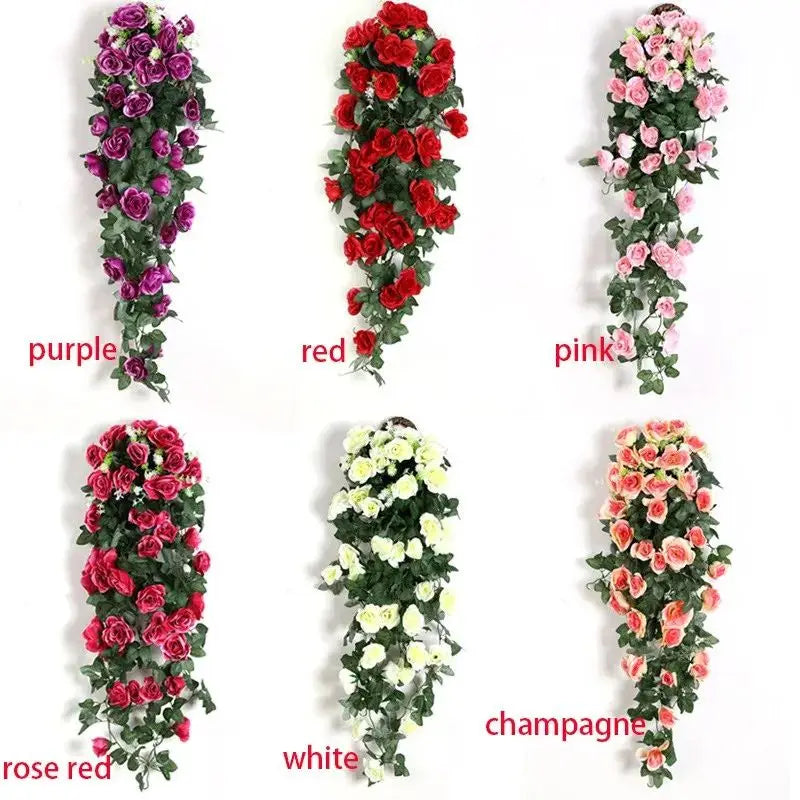 Artificial Rose Vine Garland – Wedding, Home & Garden Décor