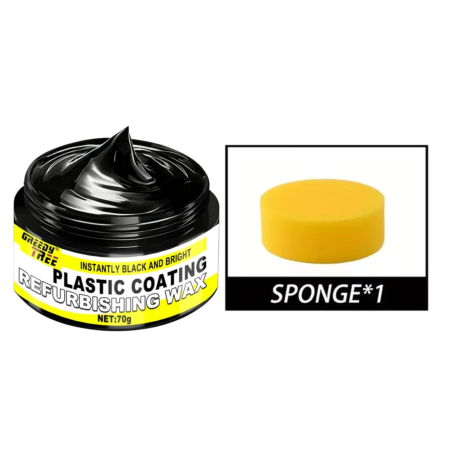 Car Plastic Restorer Cream – UV Protection & Shine | Trim & Bumpers