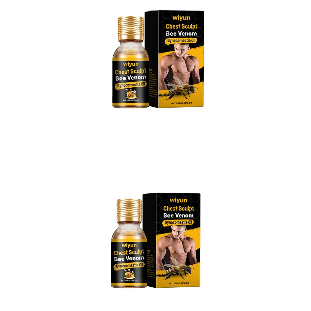 Bee Venom Gynecomastia Chest Shaping Massage Oil for Men