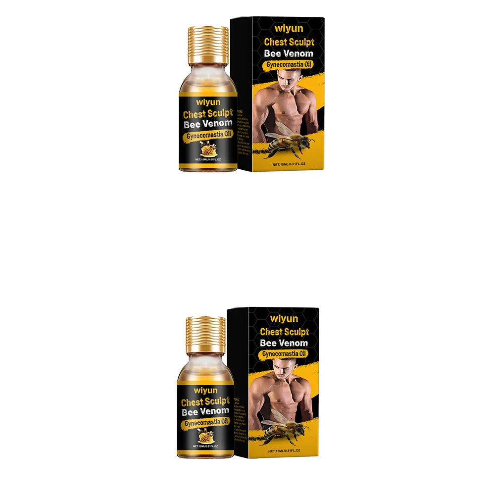 WIYUN Bee Venom Men's Chest Firming & Shaping Massage Oil