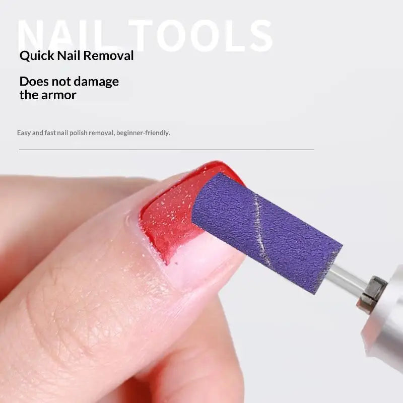 3mm Nail Sanding Bands 60Pcs + Mandrel Bit | Nail Drill