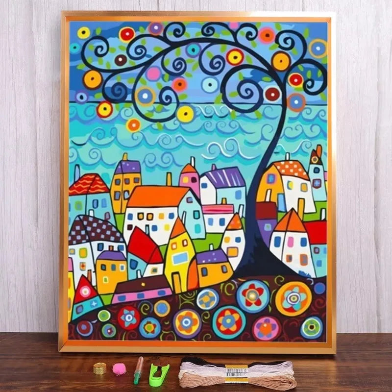 Chic Unframed Canvas Art Print | Modern Wall Decor Gift