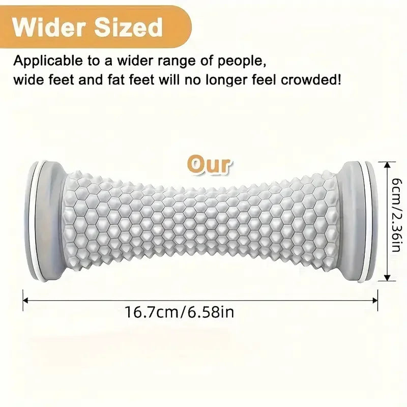 Foot Massager Massage Roller Yoga Massage Ball Plantar Fascia Roller Muscle Relaxation Care Plastic Manual Foot Massager Rollers Peaceful Pleasures Health and Wellness