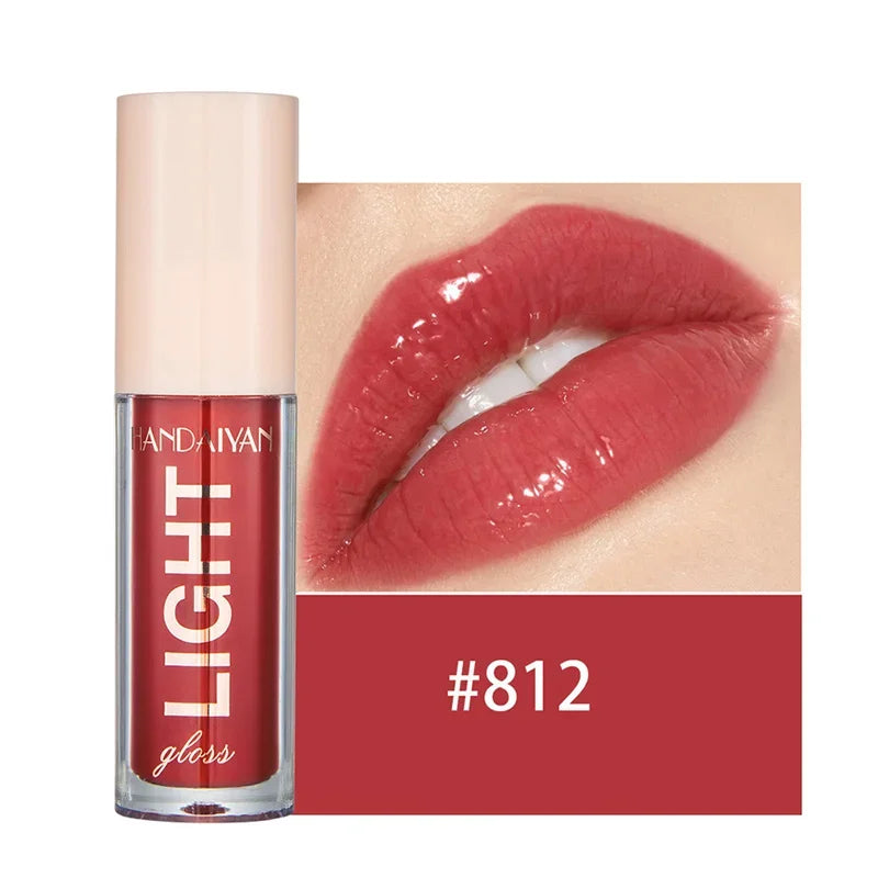 12-Color Mirror Pearl Lip Gloss – Glitter Glaze Liquid Lipstick