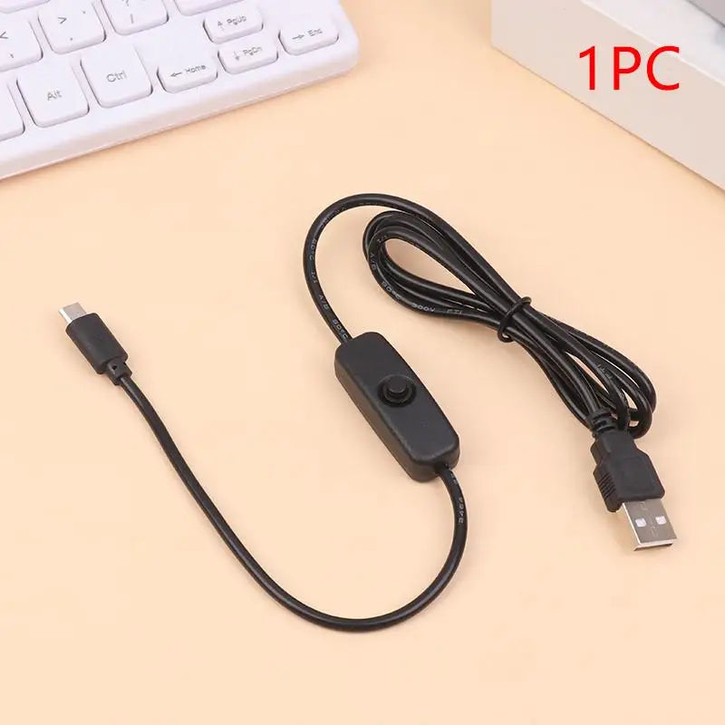 USB to Type-C Extension Cable with On/Off Switch – 1M