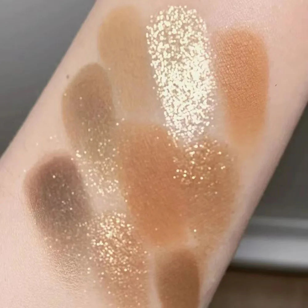 JADED 9-Color Eyeshadow Palette – Matte, Shimmer & Glitter