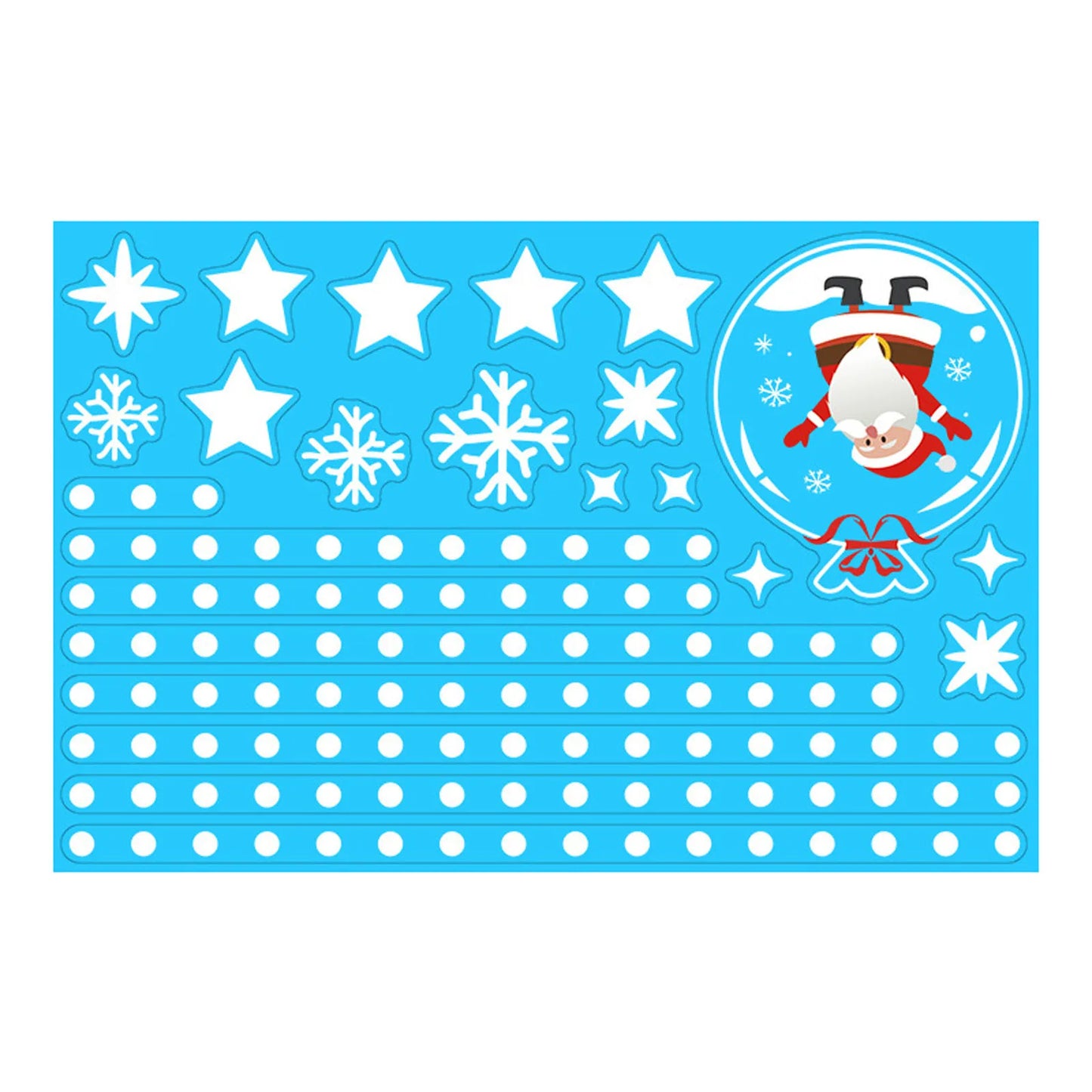 Christmas Electrostatic Window Stickers – Santa & Reindeer