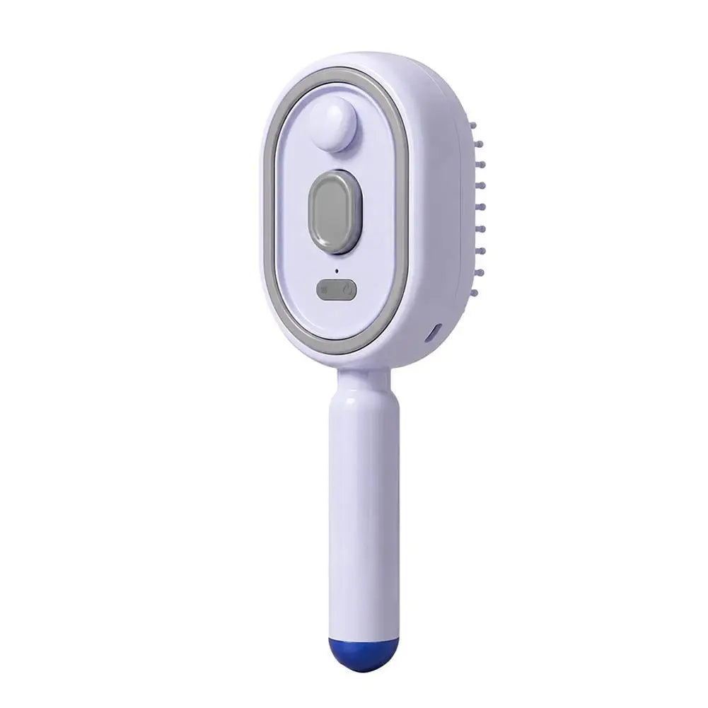Electric Scalp Massager Comb – Spray, Vibration & Oil Mist