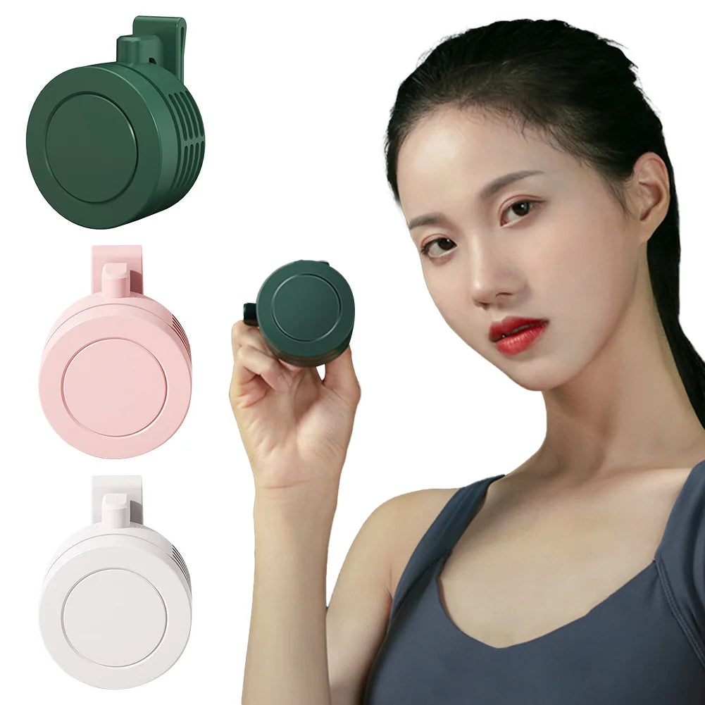 Mini Clip Fan – Portable Bladeless Body Fan 900mAh Peaceful Pleasures Health and Wellness
