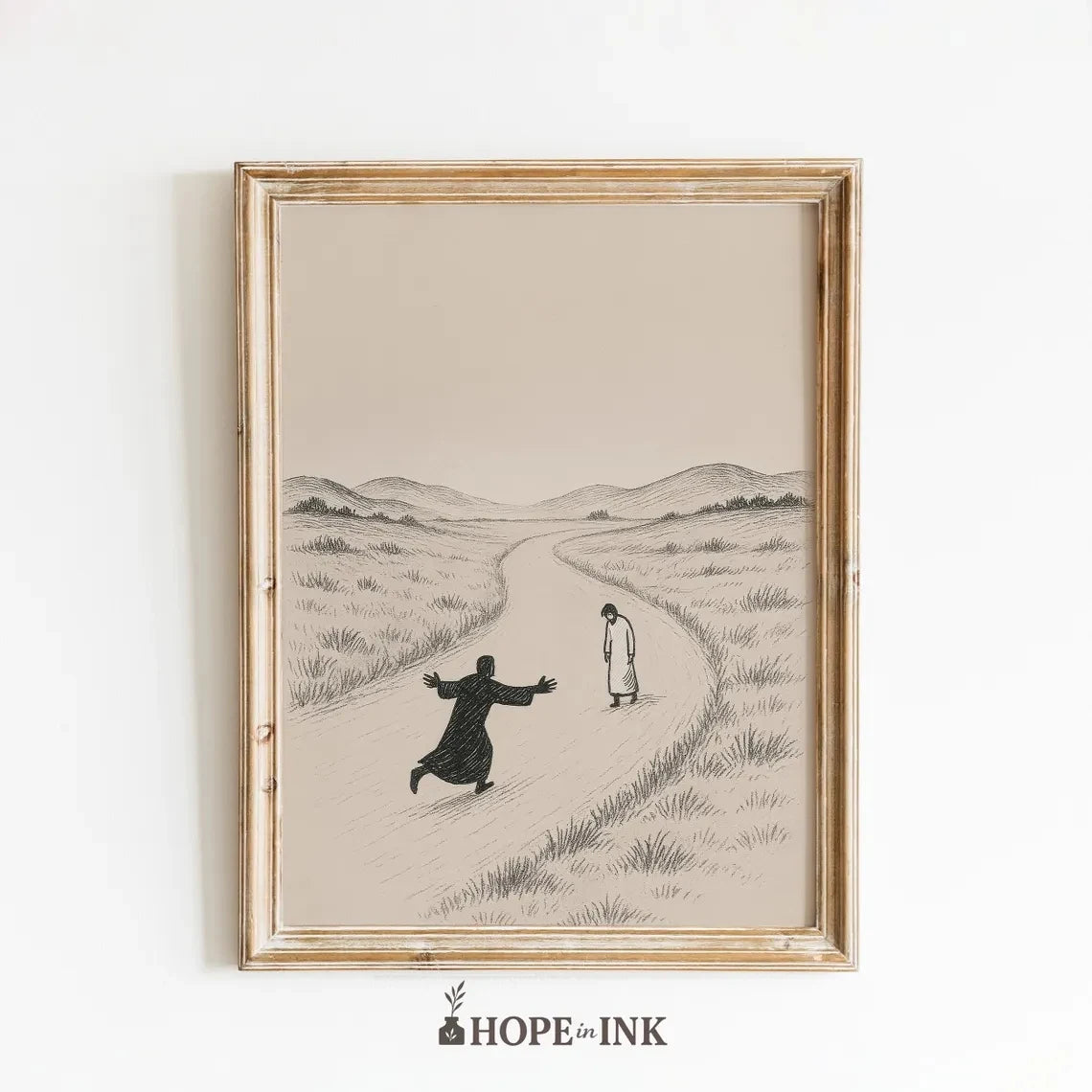 Prodigal Son Christian Canvas Wall Art | Forgiveness Poster