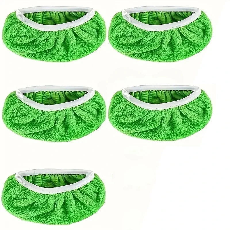 5-Pack Reusable Microfiber Mop Pads | High Absorption Floor Cleaning