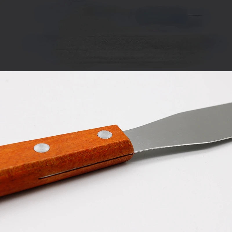 1Pcs Dental Plaster Spatula Alginate Mixing Knife Stainless Steel Dental Lab Impression Material Plaster Spatula Dentist Tools Peaceful Pleasures Health and Wellness