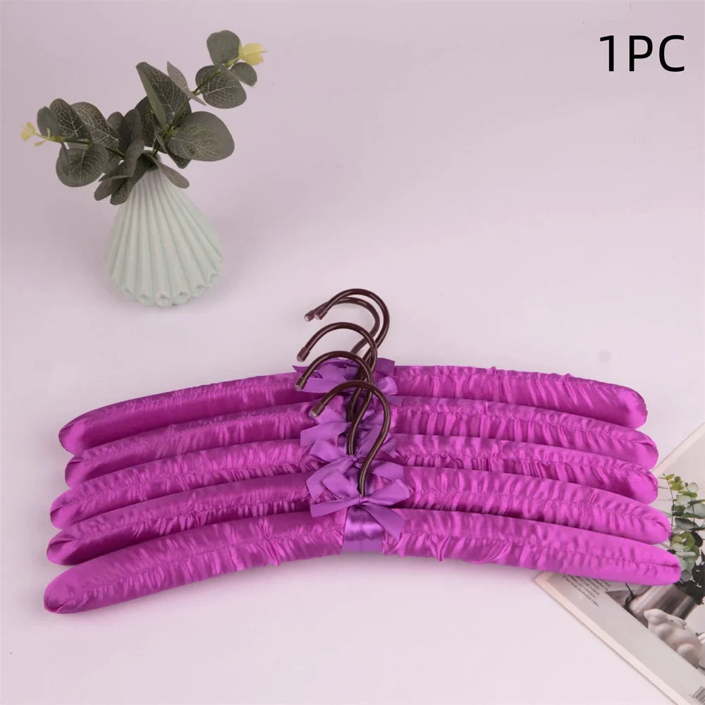 Satin Padded Clothes Hanger – Non-Slip, Silk Wrapped & Slim
