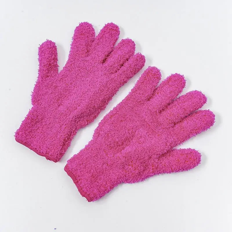 Microfiber Plant Cleaning Gloves | Reusable Dusting Gloves