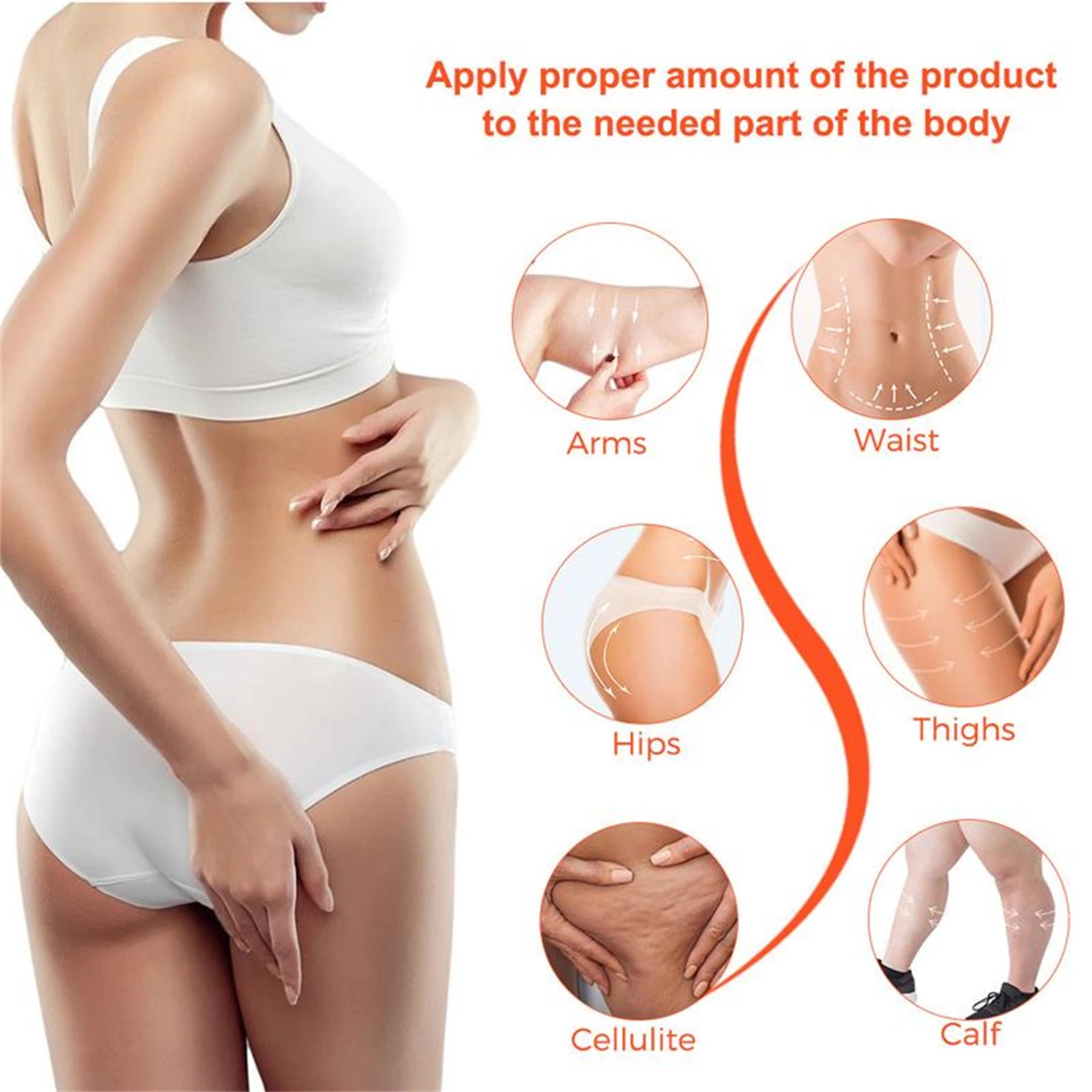 KAPOMI Fat Burning Body Slimming Cream Burns Fat, Tightens Skin, Hydrates and Moisturizes Peaceful Pleasures Health and Wellness