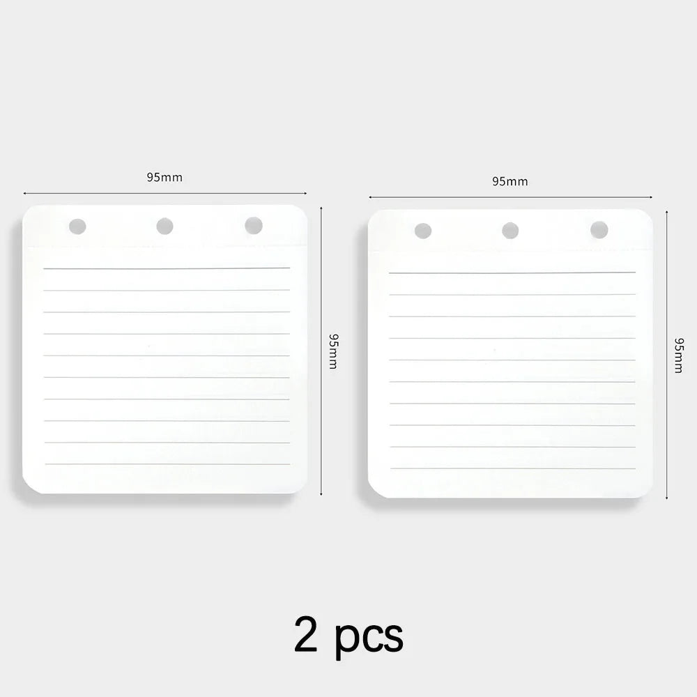 Mini Loose Leaf Pocket Notebook Palm Hand Account Book Portable