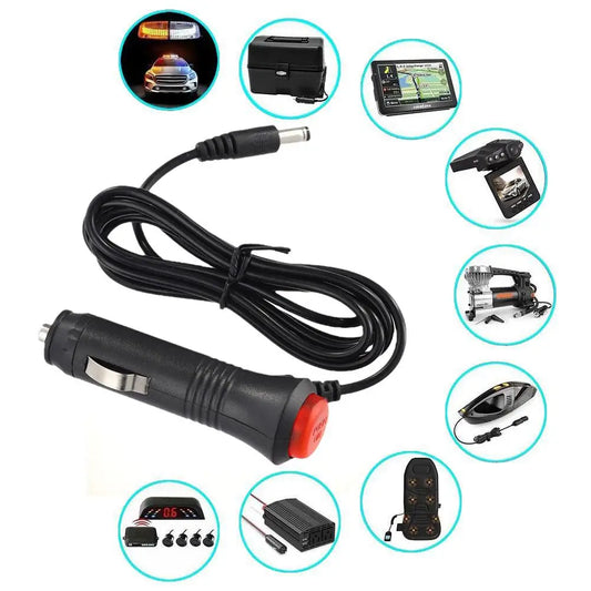 Car Cigarette Lighter Socket Splitter Plug Universal Adapter Off Adapter Power Connector Power Charger On Switch 12V 24V Peaceful Pleasures Health and Wellness