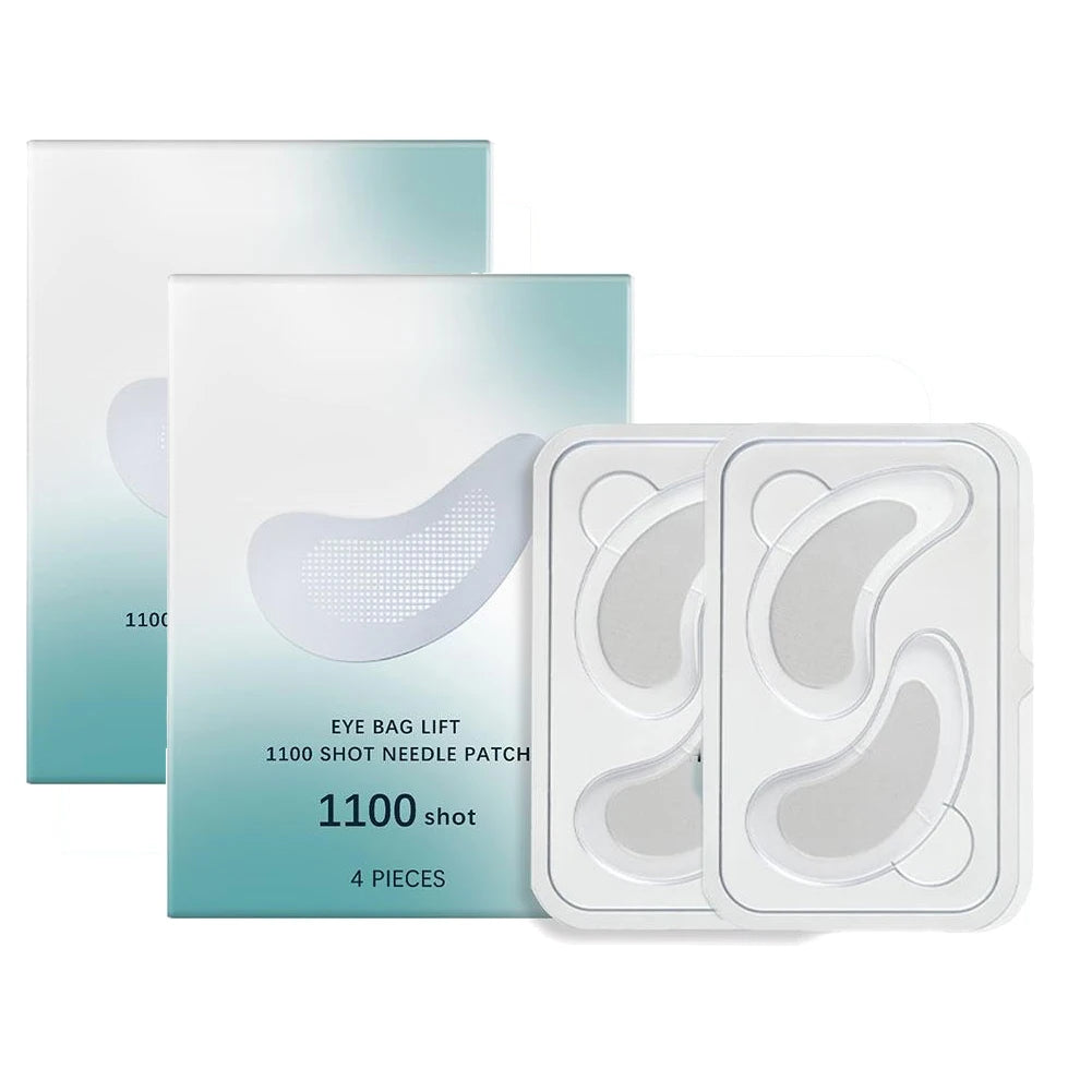 Microneedle Under Eye Patch – Hyaluronic Acid Firming Eye Mask for Wrinkles & Dark Circles Peaceful Pleasures Health and Wellness 2 boxes
