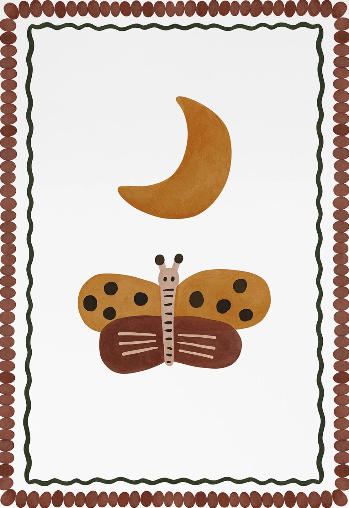 Boho Nursery Canvas Wall Art | Cute Animals Kids Room Decor
