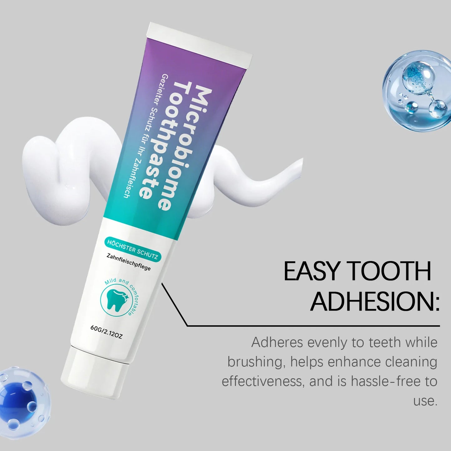 Menthol Toothpaste Instant Fresh Breath Remove Stains Clean Oral Bacteria Protect Enamel Health Teeth Brightening Toothpaste 60g Peaceful Pleasures Health and Wellness