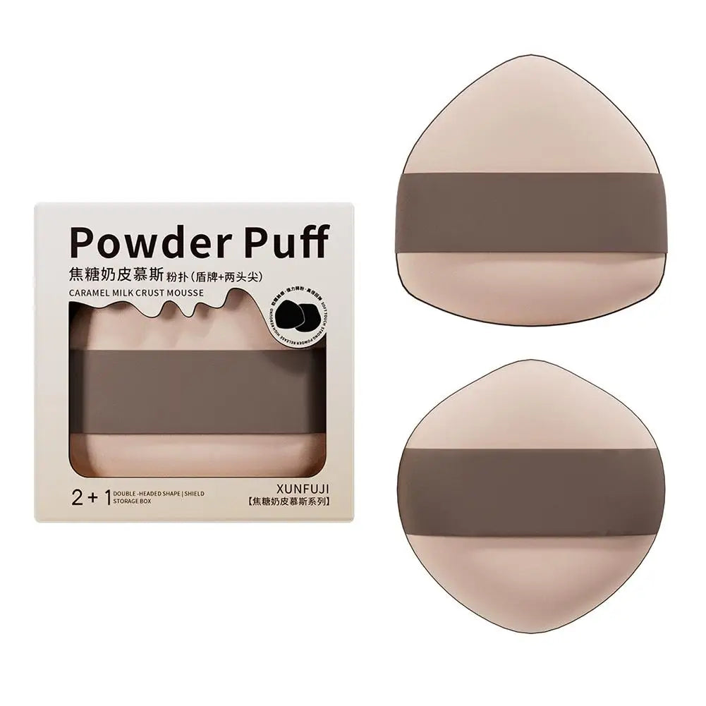 2-Pack Dual-Use Makeup Powder Puff Set – Dry & Wet Sponge