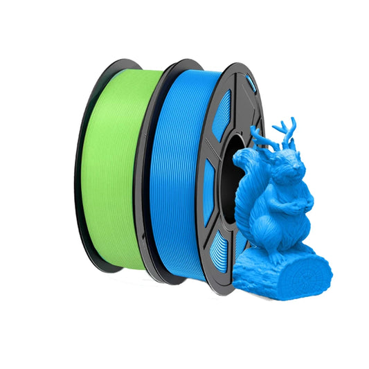 PLA+ 3D Printer Filament 1.75mm ±0.02mm | 250G Blue+Green Spool 3D Printer Filament Peaceful Pleasures Health and Wellness Default Title