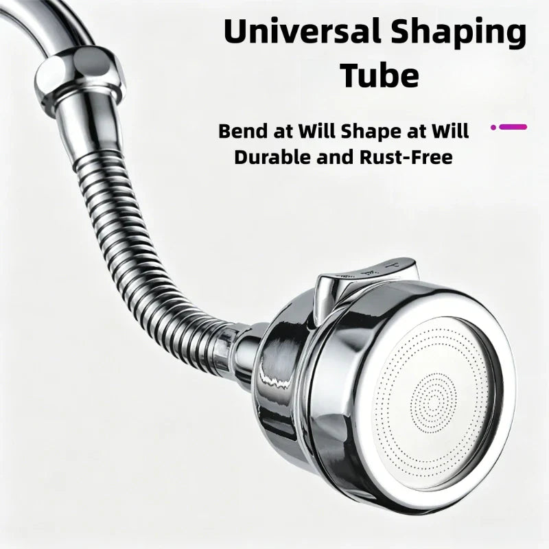 3-Mode 360° Rotating Kitchen Faucet Extender & Water Saver