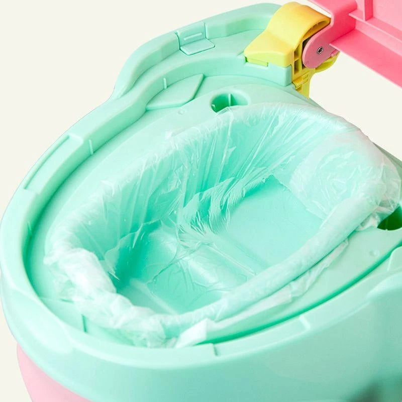 50 Pcs Disposable Potty Training Liner Bags with Drawstring