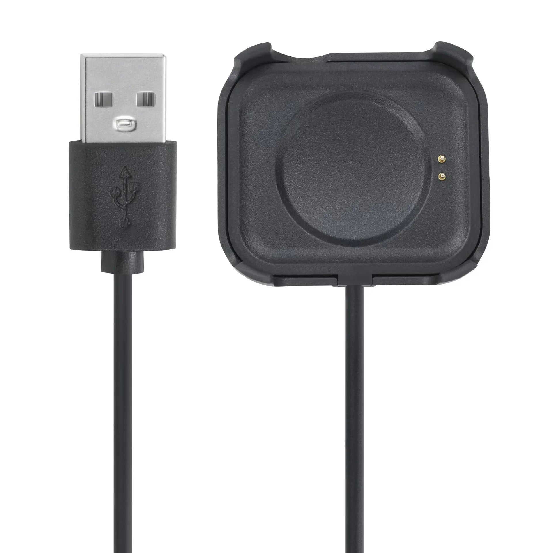 USB Smart Watch Charger Cable – i8 Pro Max, HW22 & More Peaceful Pleasures Health and Wellness black