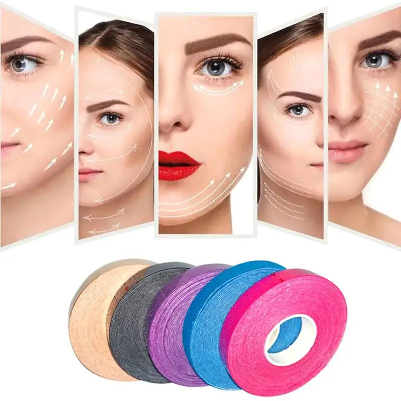 1 Roll Face And Neck Wrinkle Removal Tape Smooth Multipurpose High Elasticity Face Sticker For Forehead Neck Lips Chin Care Tool Peaceful Pleasures Health and Wellness