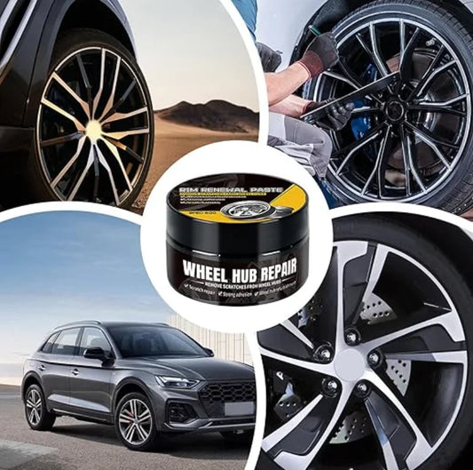 80g Multi-effect Cleaning Polishing Agent Remove Scratches Wheel Hubs Wheel Refurbishment Paste Car Wheel Scratch Reducing Agent Peaceful Pleasures Health and Wellness 250ml