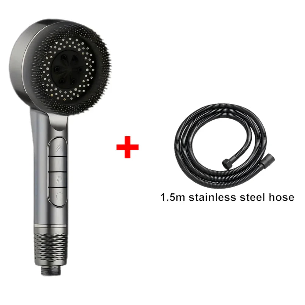 4-Mode High Pressure Self-Cleaning Shower Head with Filter