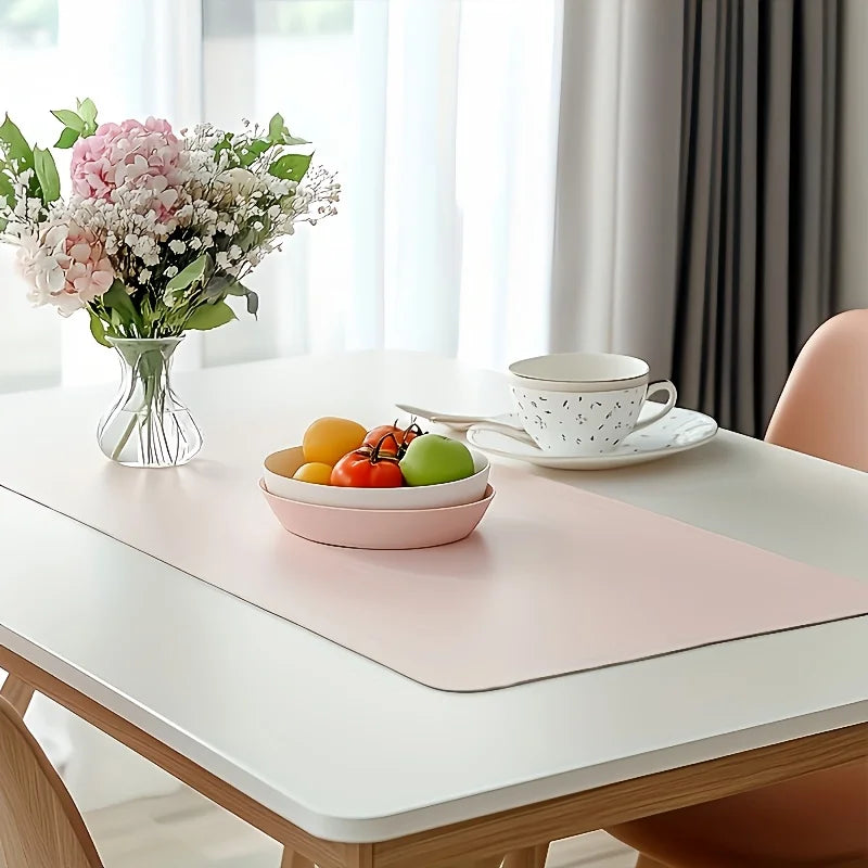 Large PU Leather Desk Pad – Non-Slip Waterproof Mouse Mat