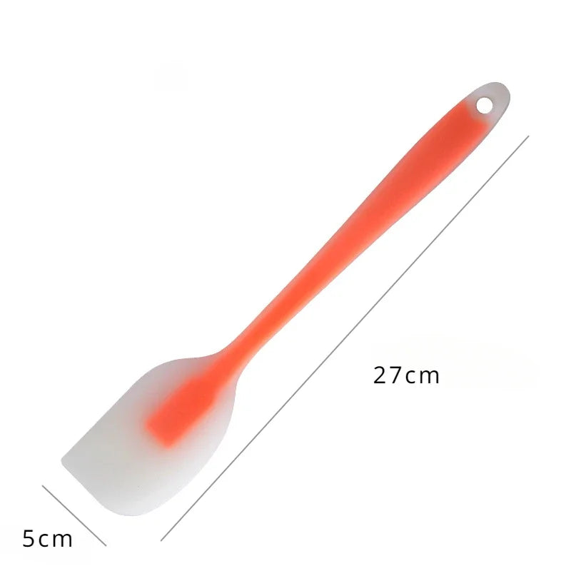 Kitchen Utensils Kitchens Heat Pastry Mini Resistant Baking Bar. Spatula Accessories Bakeware Translucent Cream Silicone Tools Peaceful Pleasures Health and Wellness Orange - L Option14