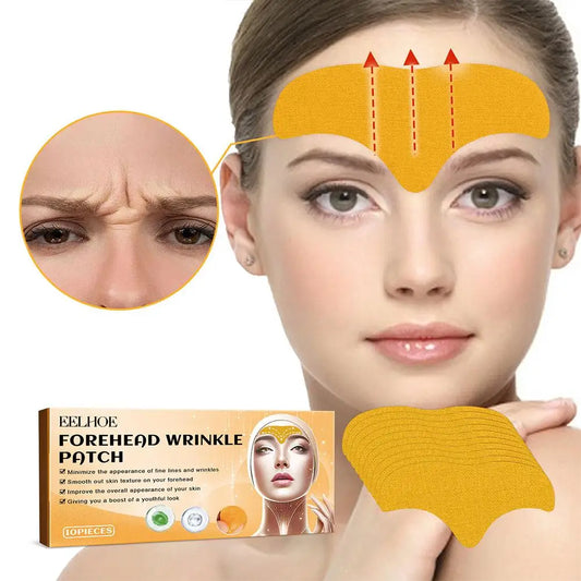 10-Pack Anti-Wrinkle Collagen Firming Patches | Forehead & Eye Collagen Face Patches Peaceful Pleasures Health and Wellness
