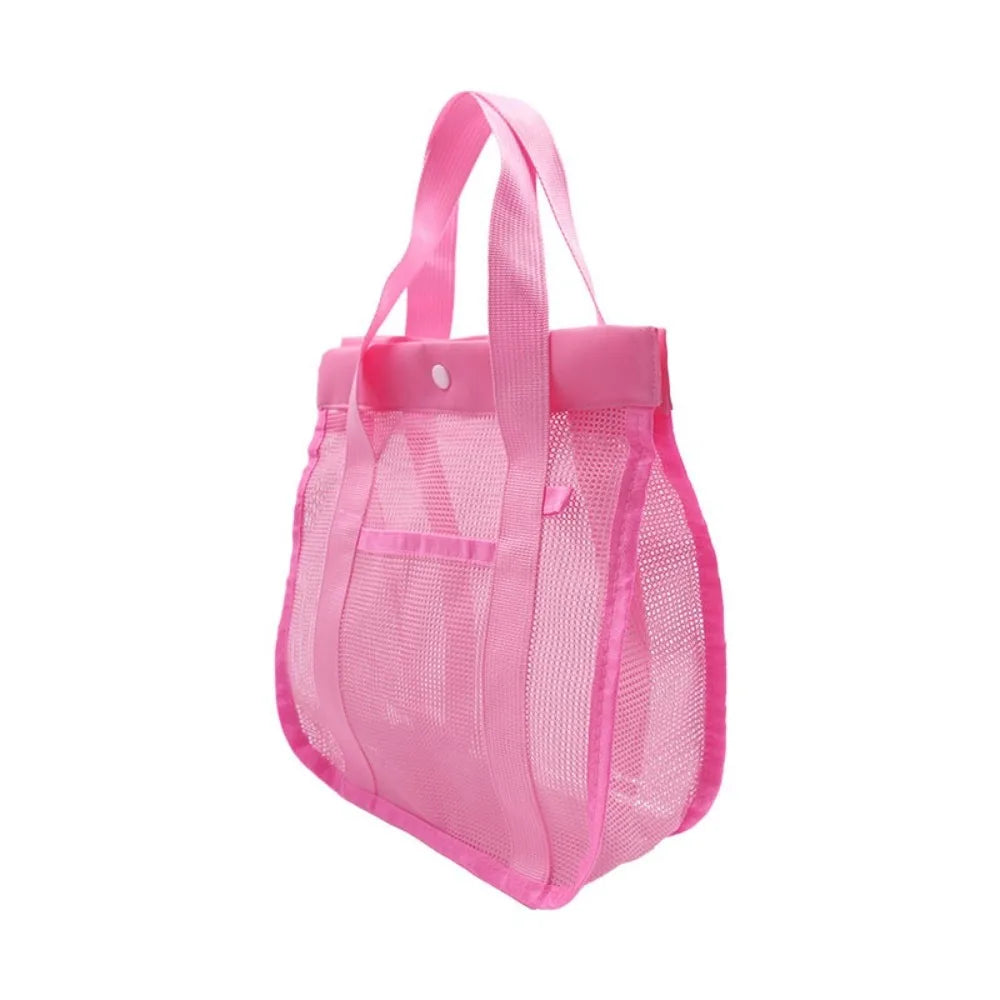 Large Mesh Beach Bag – Quick-Dry Swim & Shower Handbag
