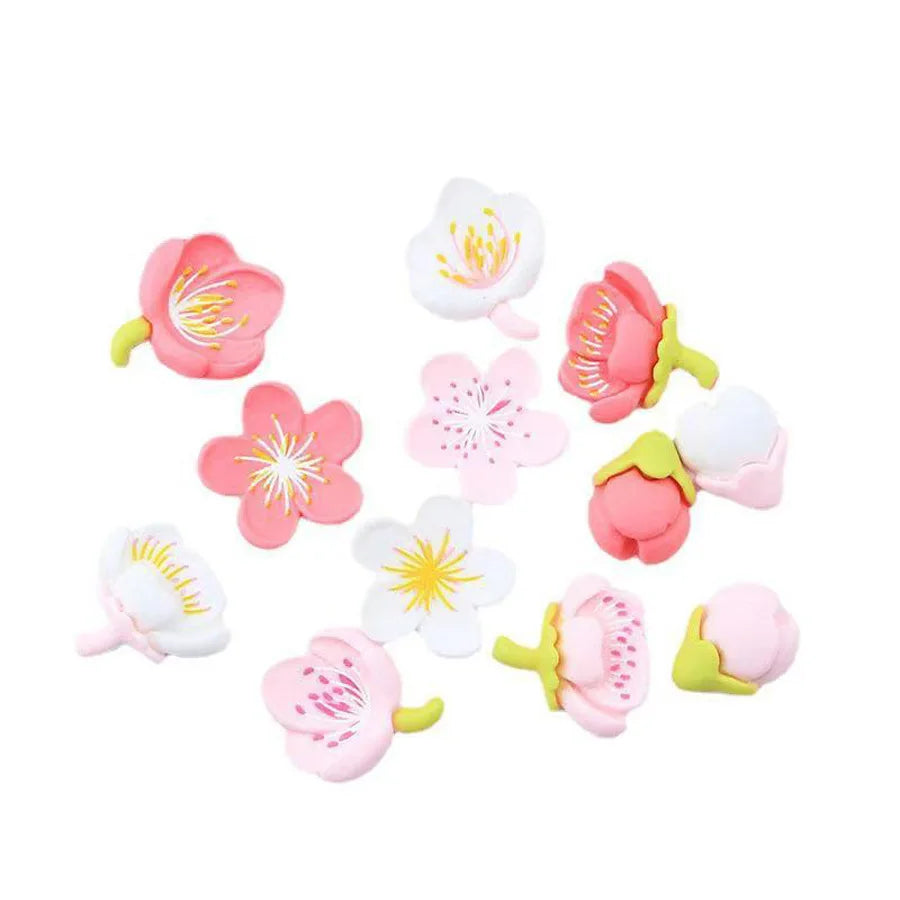 Cartoon Flower Push Pins Cherry Blossom Peach Design Bulletin Board